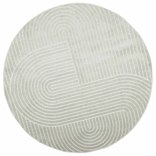 vidaXL Area Rugs Round PALMERAS Green &Oslash; 200 CM Polyester