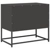 vidaXL TV Cabinet Black 68x39x60.5 cm Steel