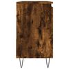 vidaXL Bathroom Cabinet Smoked Oak 65x33x60 cm Engineered Wood