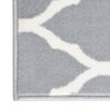 vidaXL Runner Rug BCF Grey and White 60x500 cm