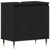 vidaXL Bathroom Sink Cabinet Black Oak 58 x 33 x 60 cm Engineered Wood