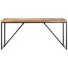 vidaXL Dining Table 160x70x76 cm Solid Acacia and Mango Wood