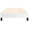 vidaXL Box Spring Bed Frame White Single Faux Leather (UK/IE/FI/NO only)