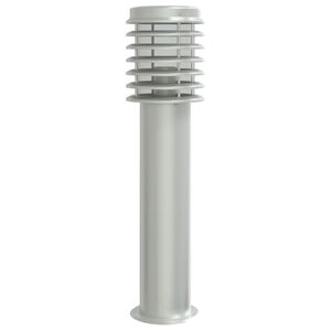 vidaXL Outdoor Floor Lamp with Outlet Black 60 cm Stainless Steel