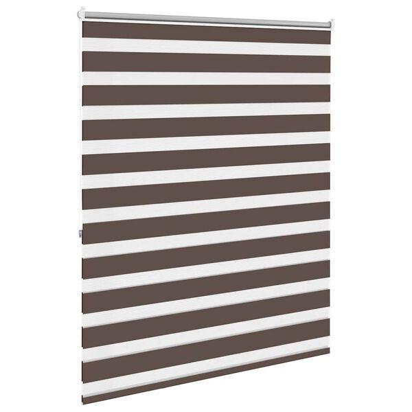 vidaXL Zebra Blind 140 x 175 cm Coffee