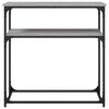 vidaXL Console Table Grey Sonoma 75x35.5x75 cm Engineered Wood