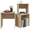 vidaXL Nesting Coffee Tables 3 pcs Sonoma Oak Engineered Wood