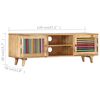vidaXL TV Cabinet 120x30x40 cm Solid Mango Wood