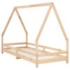 vidaXL Kids Bed Frame 90x200 cm Solid Wood Pine