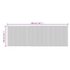 vidaXL Rug Rectangular Brown 100x300 cm Bamboo