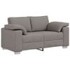 vidaXL Sofa 3 pcs Taupe Fabric