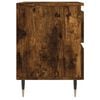 vidaXL Bedside Cabinets 2 pcs Smoked Oak 40x35x50 cm Engineered Wood