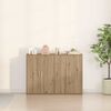 vidaXL Sideboard 2 pcs Artisan Oak 60 x 31 x 84 cm Engineered Wood