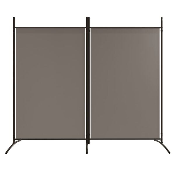 vidaXL 2-Panel Room Divider Anthracite 175x180 cm Fabric