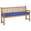 vidaXL Pallet Cushion Royal blue 180 x 40 x 8 cm Oxford fabric