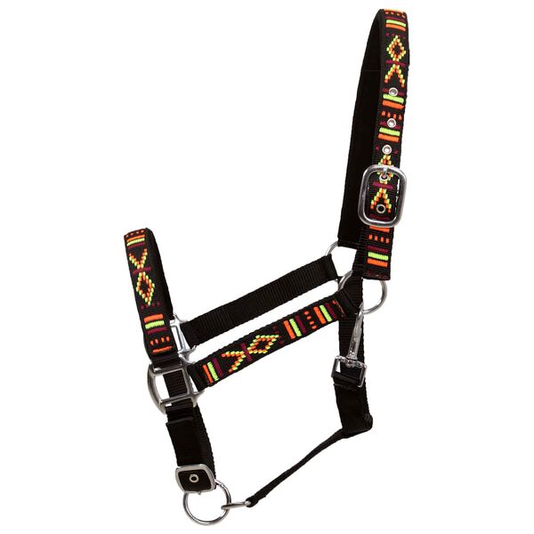 vidaXL Headcollar Black 100% Nylon