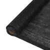 vidaXL Privacy Net HDPE 1,5x25 m Black