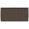 vidaXL Cushion Box Brown 117x45.5x57.5 cm 270 L