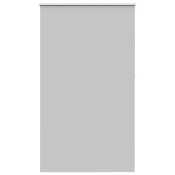 vidaXL Roller Blind Blackout Light Grey 125x230 cm Fabric Width 121.6 cm Polyester