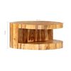 vidaXL Round Coffee Table 65x30 cm Solid Acacia Wood