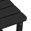 vidaXL Garden Chair 3 pcs Black Polyethylene