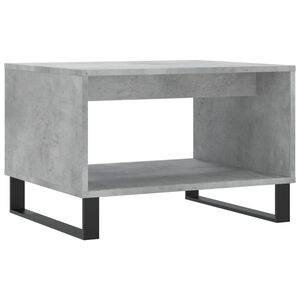 vidaXL Coffee Table Concrete Grey 60x50x40 cm Engineered Wood