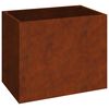 vidaXL Garden Planter Rusty 50 x 32 x 40 cm Weathering Steel