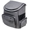Jack and Vanilla Pet Backpack Travel 40x25x36 cm Grey/Black