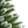 vidaXL Artificial Hinged Christmas Tree with Flocked Snow 150 cm