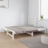 vidaXL Pull-out Day Bed without Mattress White 2x(90x190) cm