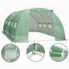 vidaXL Greenhouse | Green | PE mesh fabric, galvanised steel | 16m&sup2; | Tough