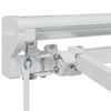 vidaXL Awning Frame White 2.5 x 2 m Powder-coated steel and aluminium