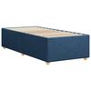 vidaXL Bed Frame without Mattress Blue 100x200 cm Fabric