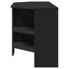 vidaXL Corner TV Cabinet Black 102 x 40.5 x 45 cm Engineered Wood