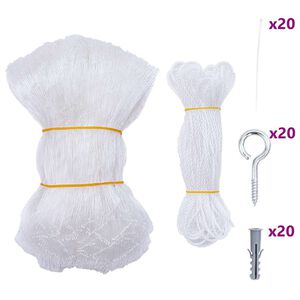 vidaXL Cat Net Transparent 3x2 m Nylon