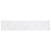 vidaXL Wall Shelf 4 pcs White Marble 120 x 23.5 x 4 cm Engineered Wood