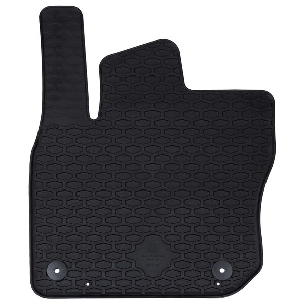 vidaXL Car Mat 4 pcs Black &Scaron;koda KODIAQ TDI Rubber