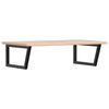 vidaXL Basin Shelf Wall Mounted Steel and Solid Wood Oak