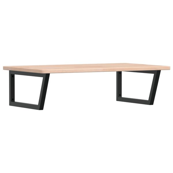 vidaXL Basin Shelf Wall Mounted Steel and Solid Wood Oak
