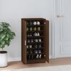 vidaXL Shoe Cabinet Brown Oak 55x35x108 cm Engineered Wood