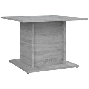 vidaXL Coffee Table Grey Sonoma 55.5x55.5x40 cm Engineered Wood