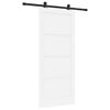 vidaXL Sliding Door ORKDAL White 86 x 198.5 cm Solid Pine Wood