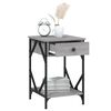 vidaXL Bedside Cabinet Grey Sonoma 40x42x60 cm Engineered Wood