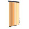 vidaXL Outdoor Roller Blind 100x250 cm White and Orange