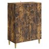 vidaXL Sideboard Smoked Oak 66 x 34.5 x 90 cm Engineered Wood