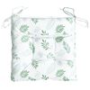 vidaXL Chair Cushions 2 pcs Leaf Pattern 40x40x7 cm Fabric
