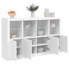 vidaXL Sideboards with LED Lights 3 pcs White Engineered Wood