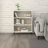 vidaXL Sideboard Concrete Grey 69.5x32.5x90 cm Engineered Wood