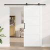vidaXL Sliding Door ORKDAL White 93 x 211 cm Solid Pine Wood