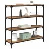 vidaXL Book Cabinet Old Wood 100 x 33 x 100 cm